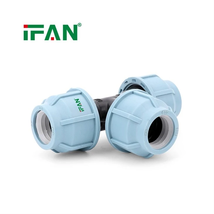 PP Compression Fittings For HDPE Pipes factory