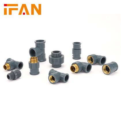 Aukštos kokybės UPVC vamzdžių jungiamosios detalės